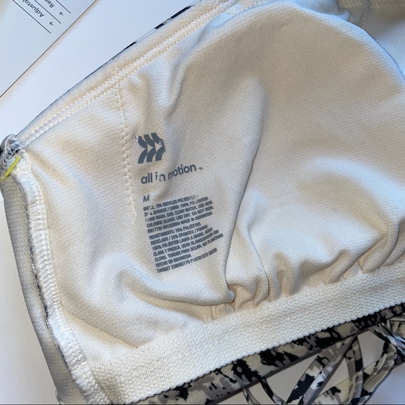 All in Motion High Neck Strappy Back Bikini Top - Picture 6 of 6